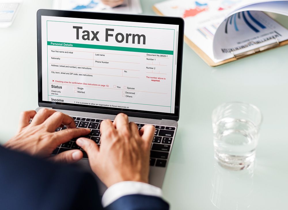 Tax Credits Claim Return Deduction Refund Concept