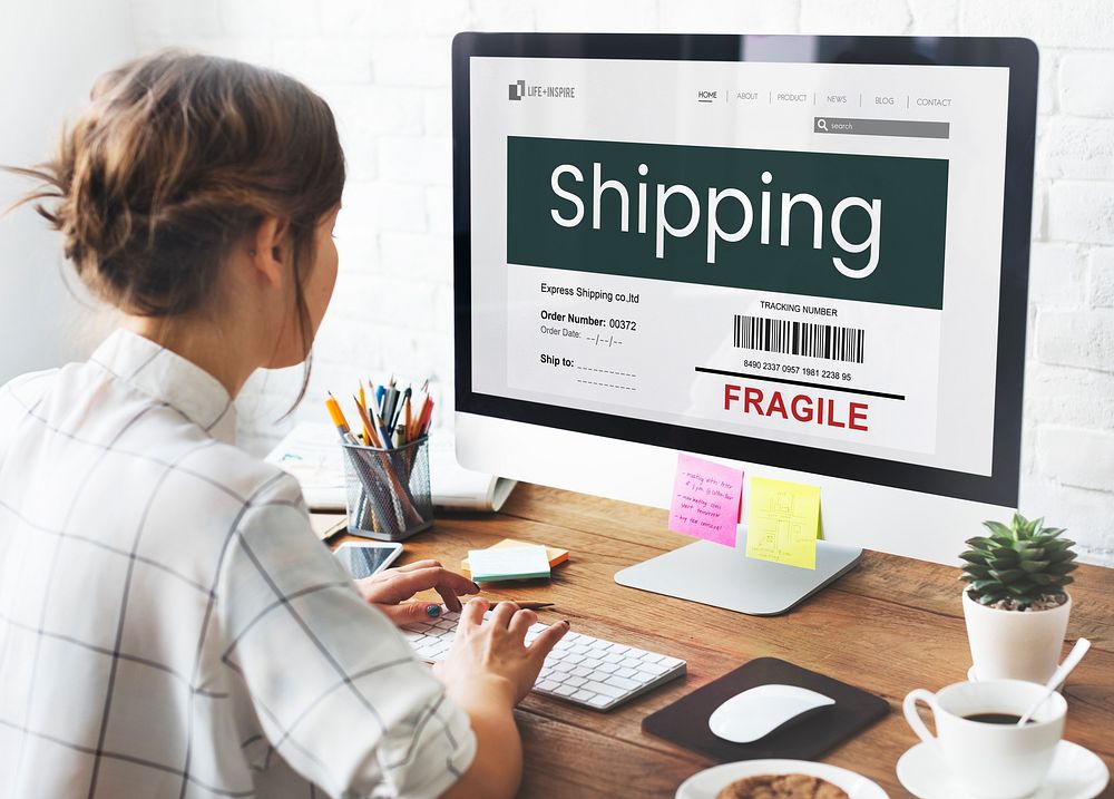 Shipping freight cargo care fragile