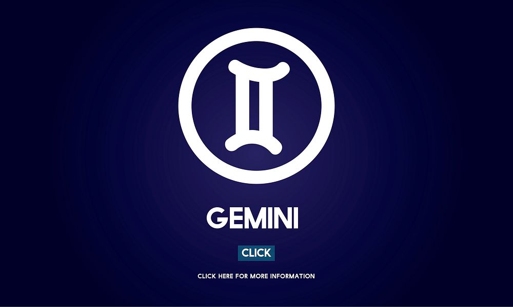 Gemini Zodiac Sign Horoscope Myth Stars Symbol Concept