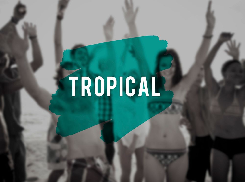Summer Beach Friendship Holiday Tropical Vacation Concept