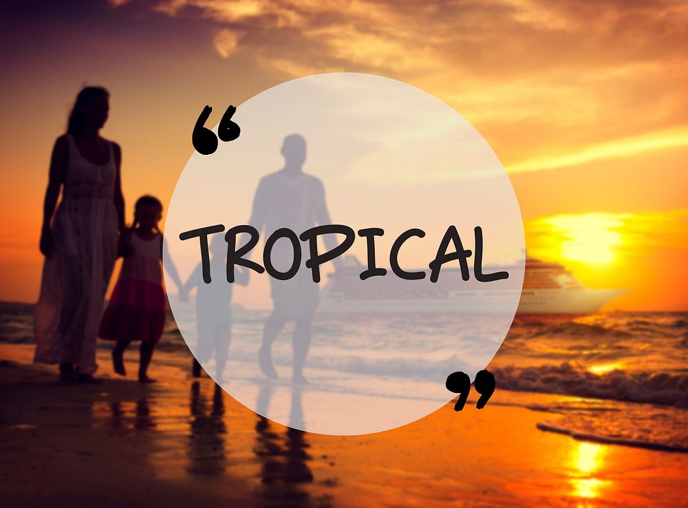 Summer Beach Friendship Holiday Tropical Vacation Concept