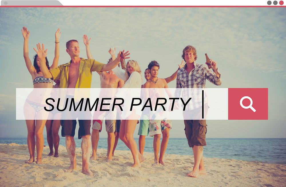 Summer Party Freedom Happiness Holiday Concept