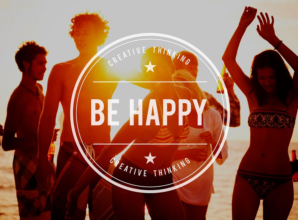 Be Happy Enjoyment Cheerful Fun Happiness Concept