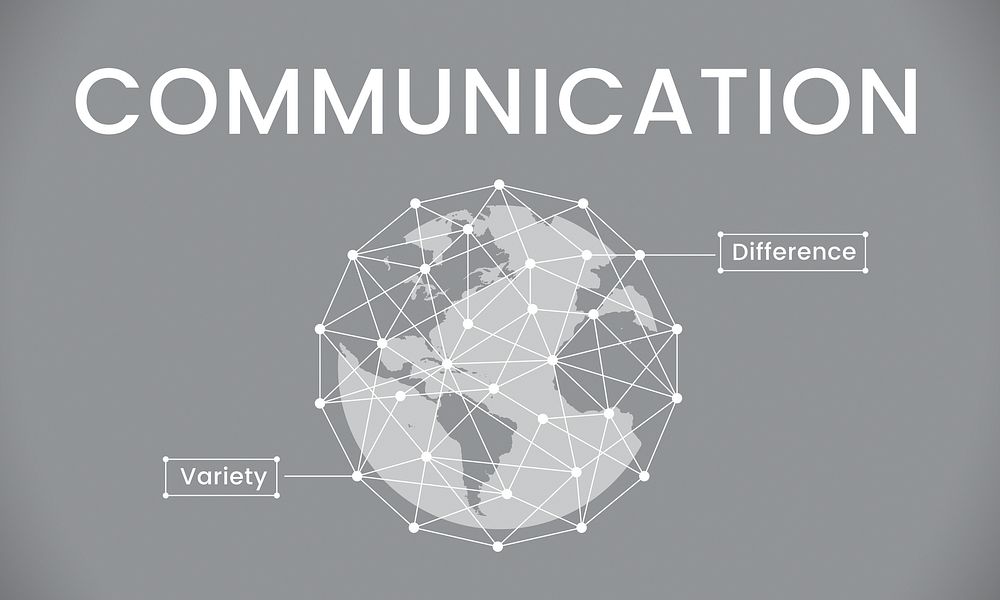 Global Network Connection Society Graphic
