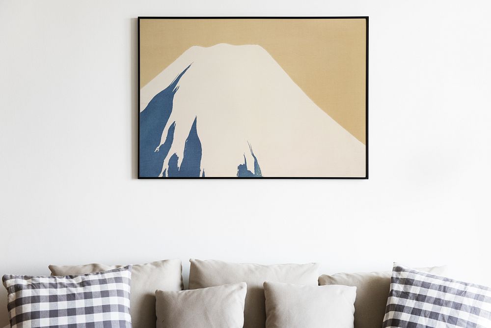 Fuji mountain frame, living room
