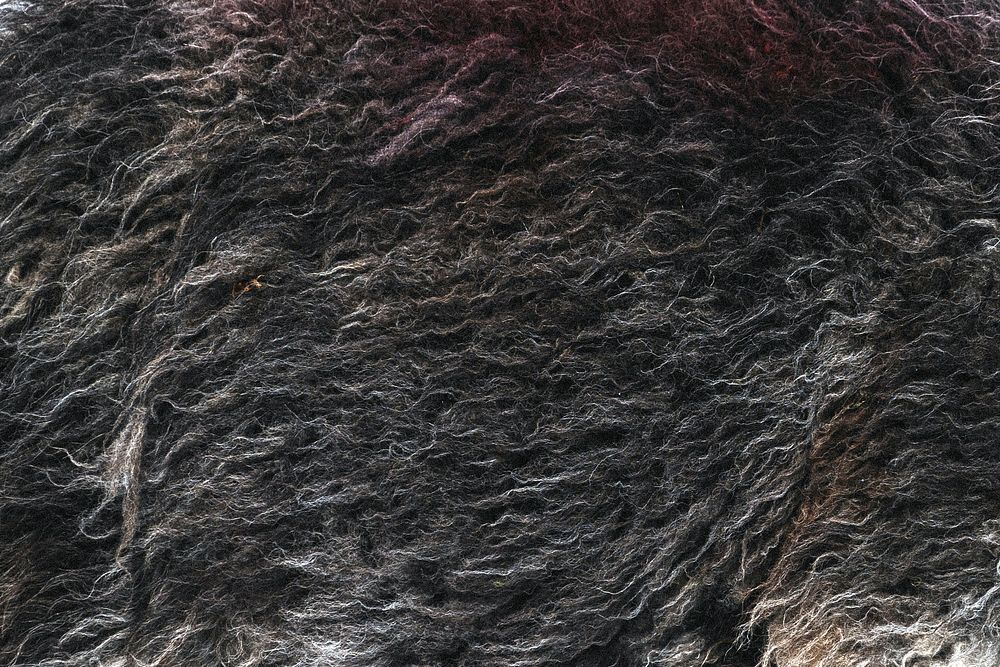 Closeup of gray wool background