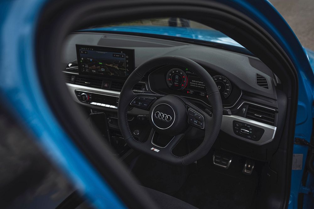 COTSWOLD, UK - AUGUST, 2019: Audi A4 Quattro test drive