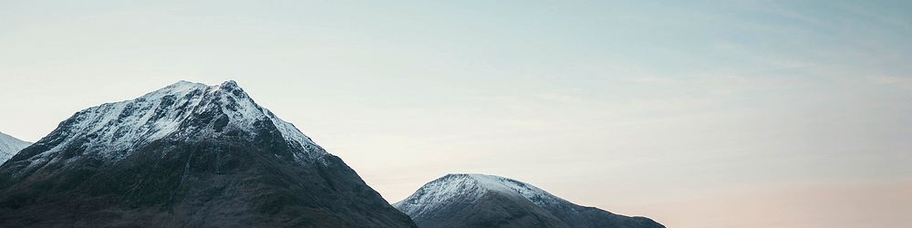 Mountain at Glen Coe in Scotland