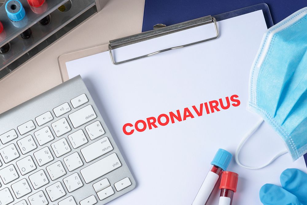 Coronavirus pandemic social banner