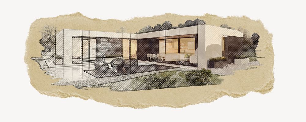 Modern home design image element