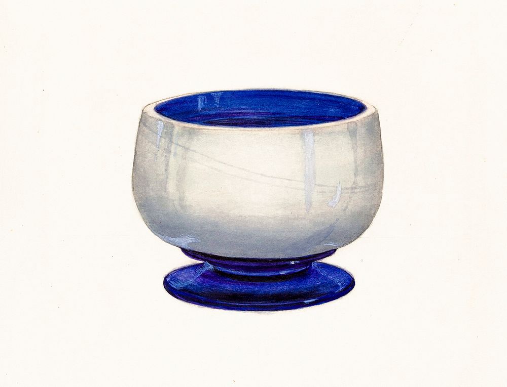 Salt Cellar (ca.1936) by Janet Riza. Original from The National Gallery of Art. Digitally enhanced by rawpixel.