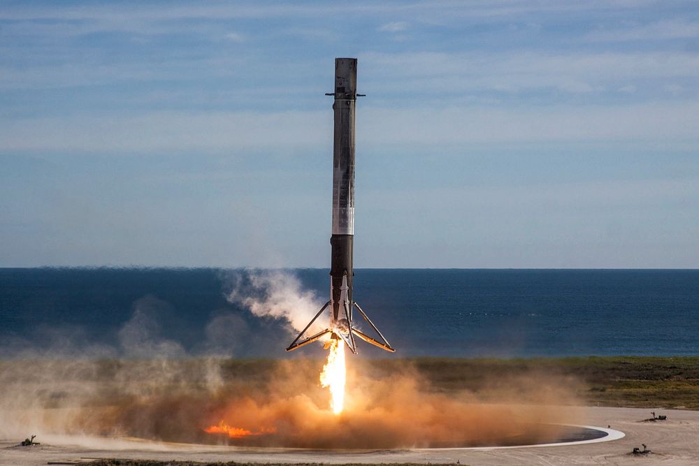 CRS&ndash;13 Mission (2017). Original from Official SpaceX Photos. Digitally enhanced by rawpixel.