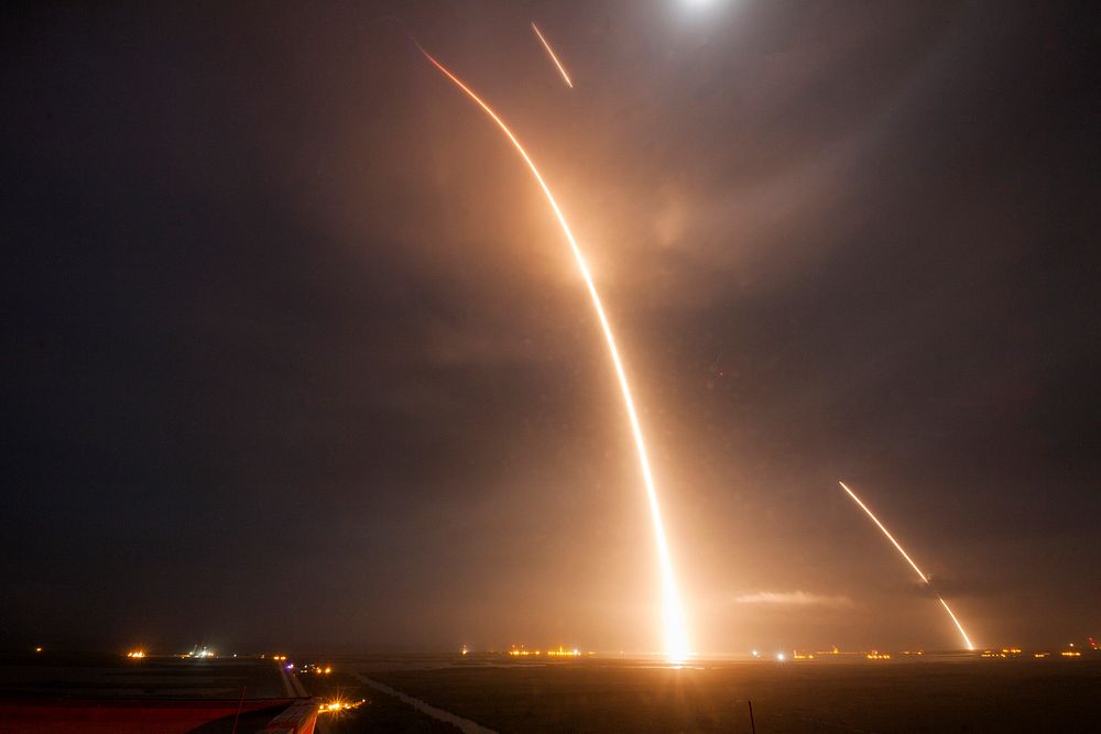 ORBCOMM&ndash;2 (2015). Original from Official SpaceX Photos. Digitally enhanced by rawpixel.