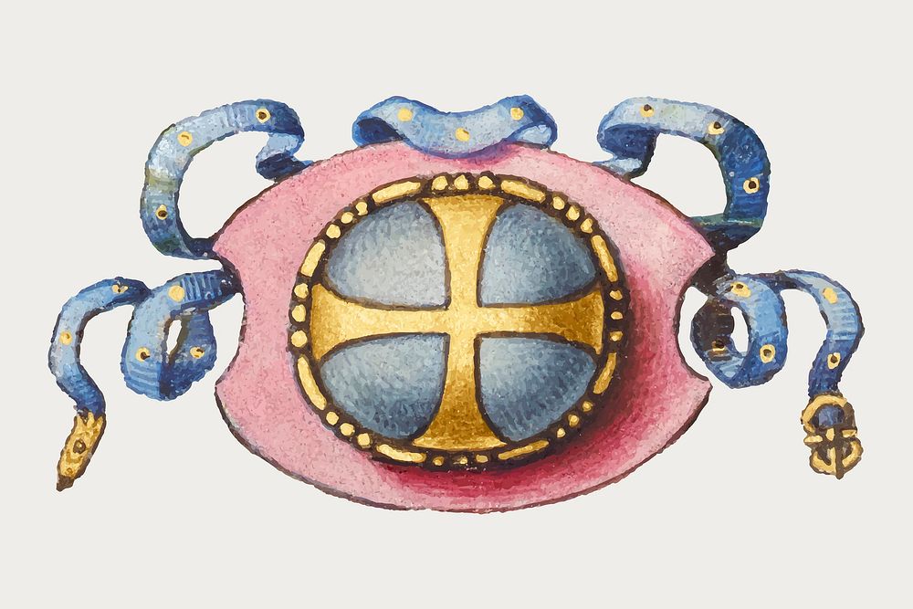 Victorian emblem vector badge symbol