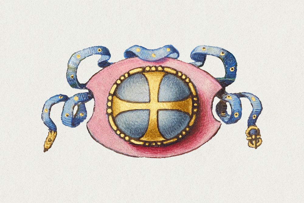 Victorian emblem badge symbol illustration