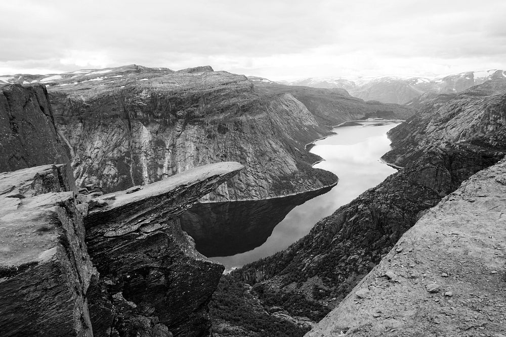 Trolltunga cliff at Odda, Norway