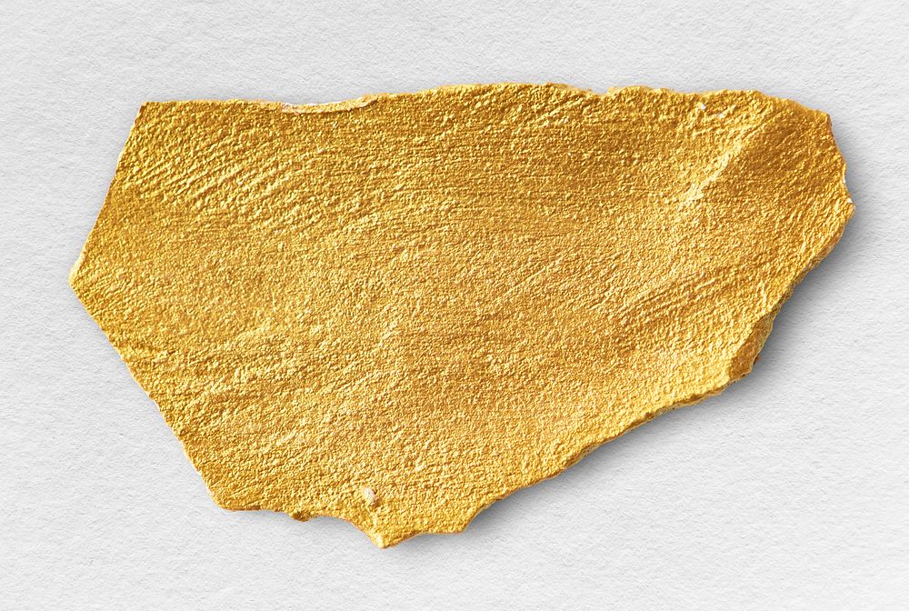 Bright gold  textured on a piece of paper
