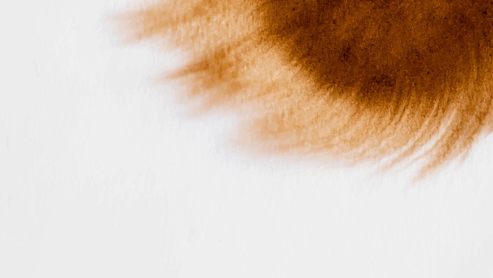 Brown watercolor brush stroke background