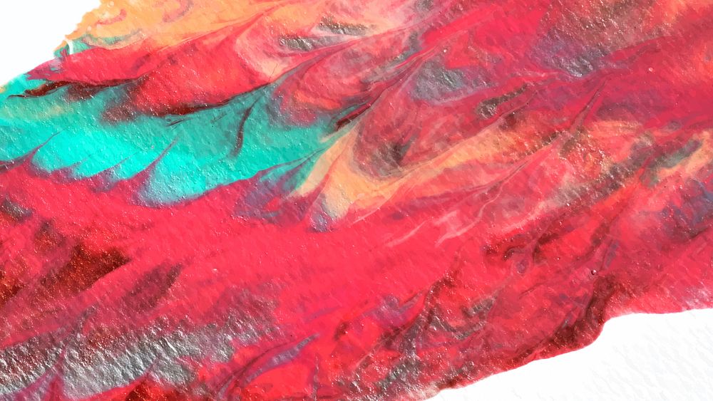 Colorful acrylic brush stroke background vector