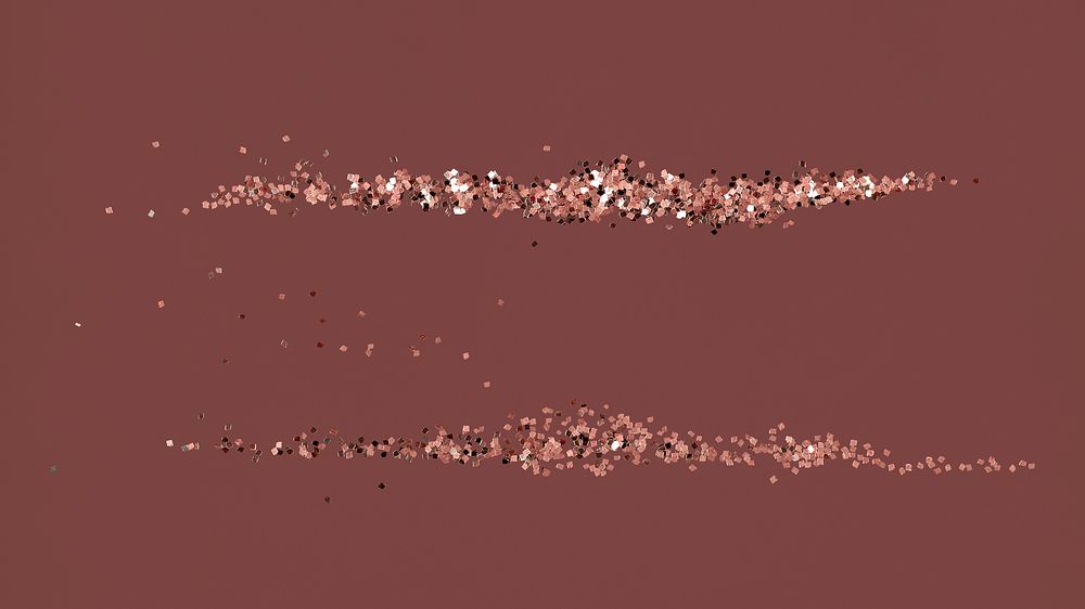 Dusty red particles frame illustration