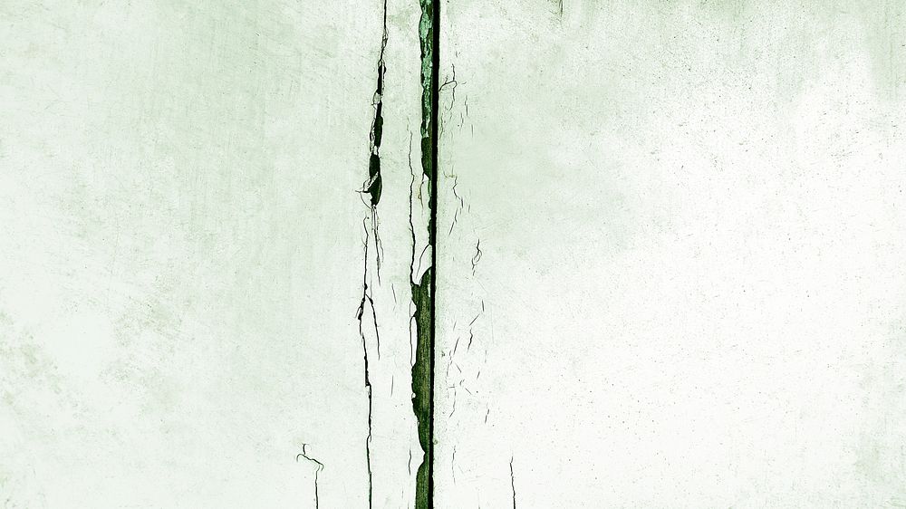 Cracked green paint textured banner background