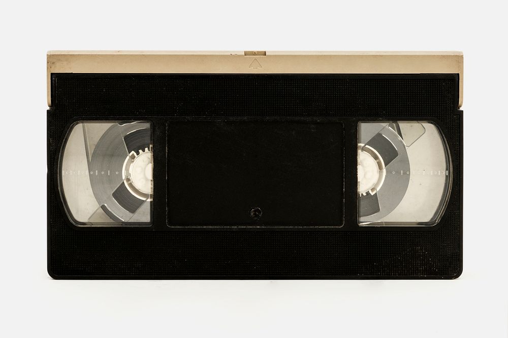 Old video tape design element