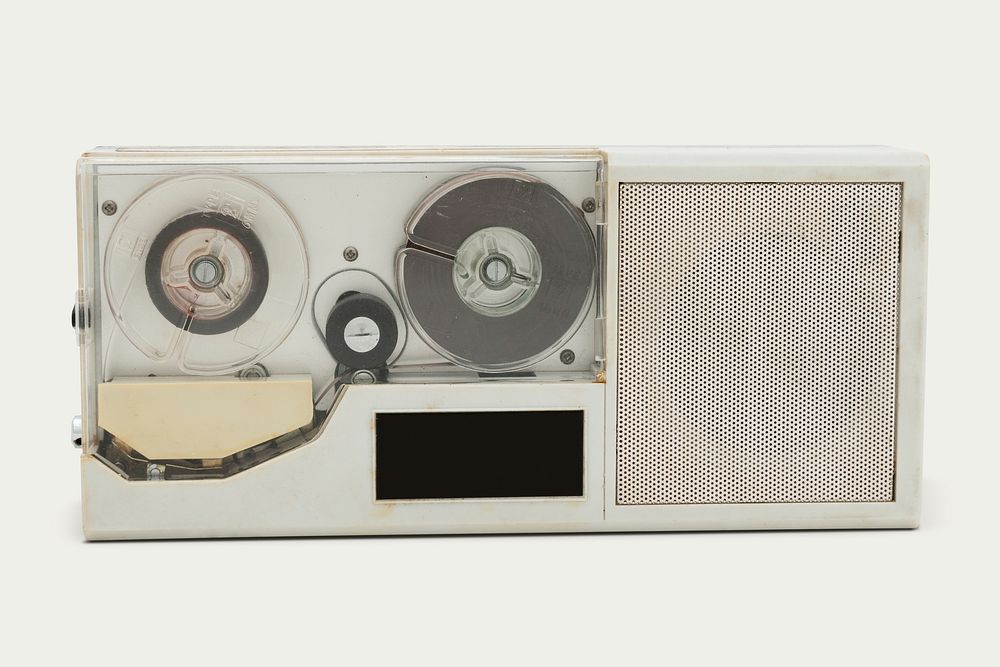 Old recording machine design element