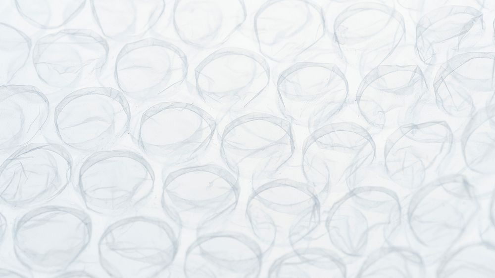Plastic bubble wrap background 