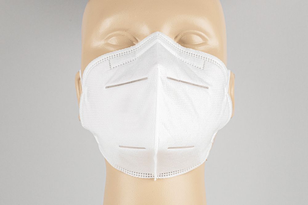 Anti air pollution face mask on a mannequin