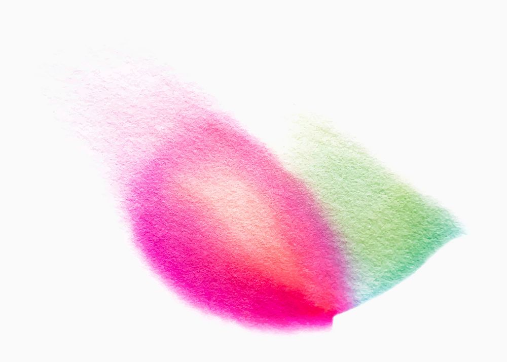 Aesthetic abstract chromatography art vector element