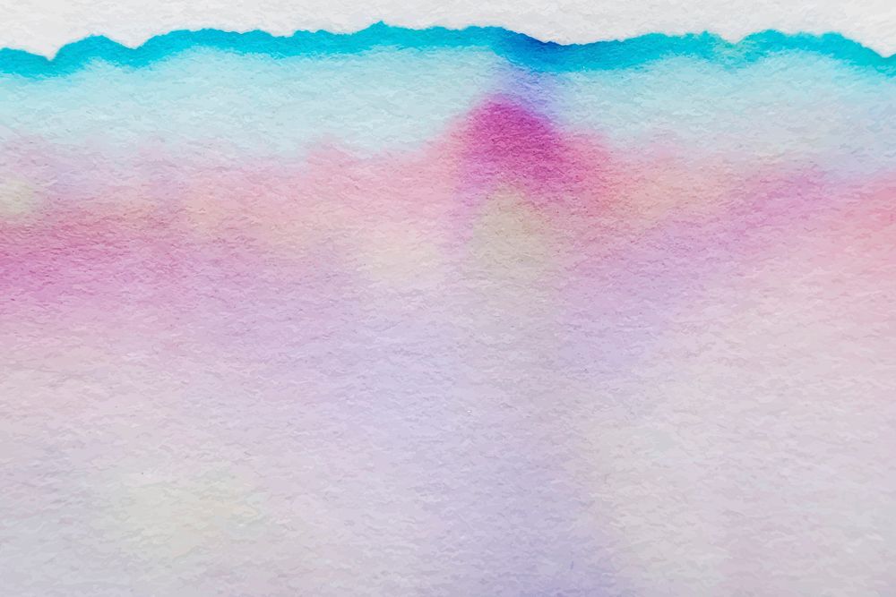 Aesthetic abstract chromatography background vector in blue tone