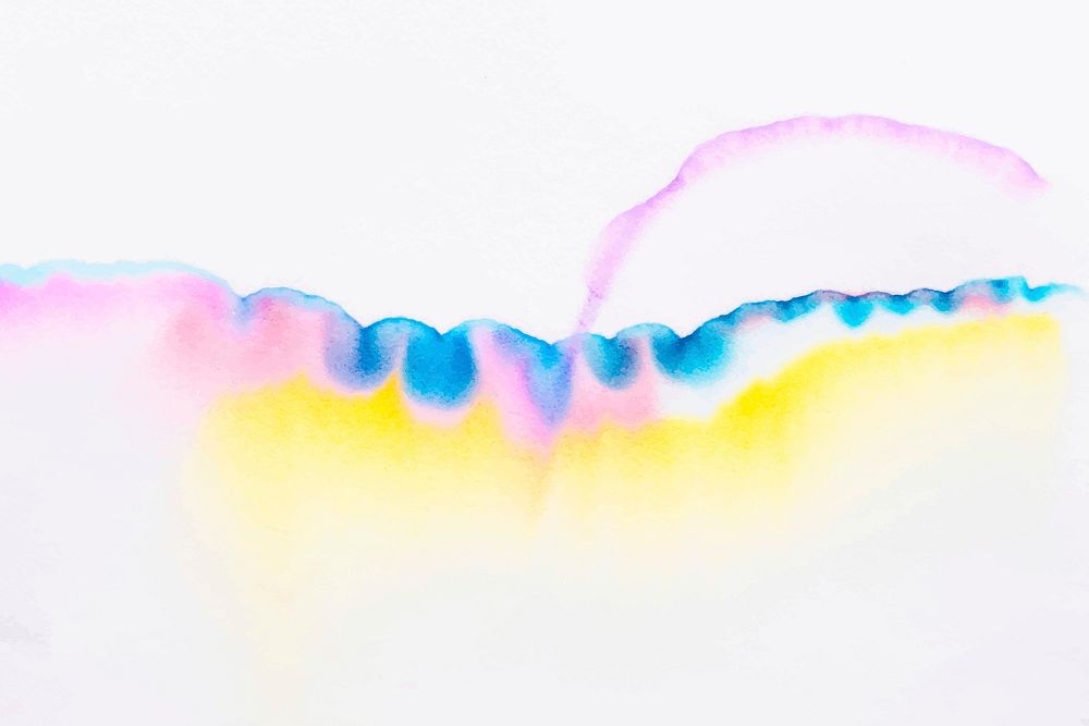 Aesthetic abstract chromatography background vector in pink tone