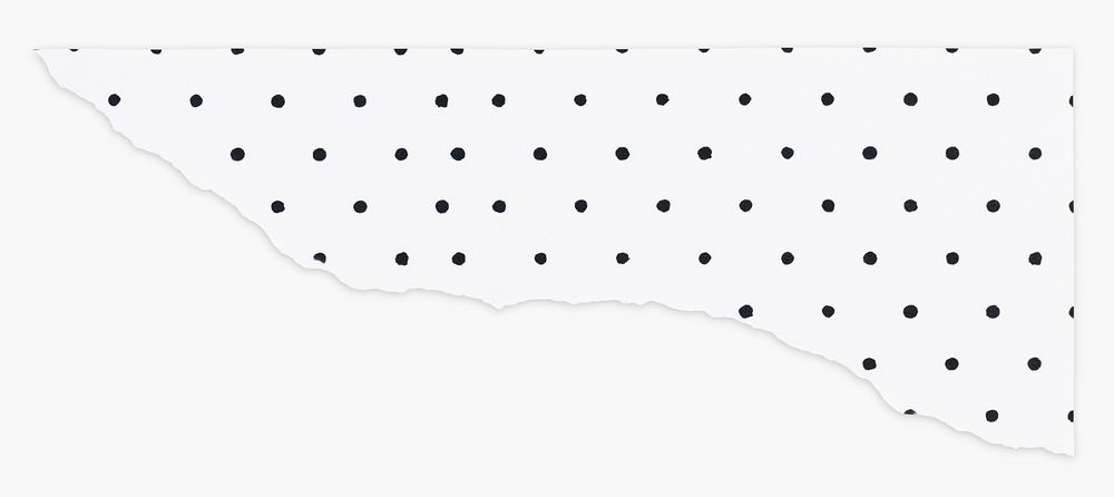 Polka dots pattern DIY paper collage
