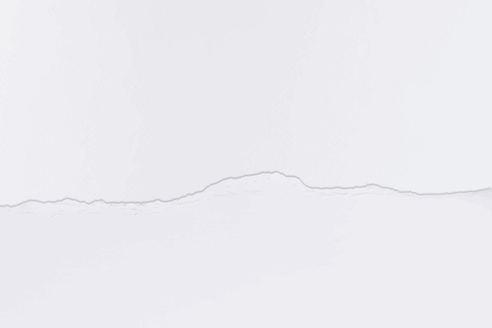 Torn paper border vector on diy white background