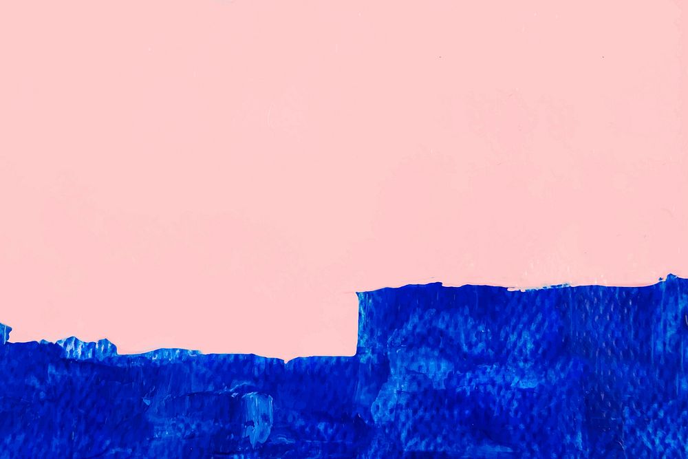 Paint border vector background wallpaper, blue brushstroke texture