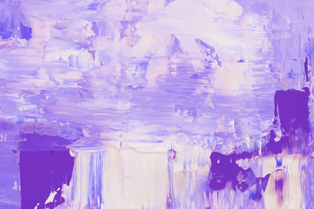 Textured paint background wallpaper vector, purple abstract art 