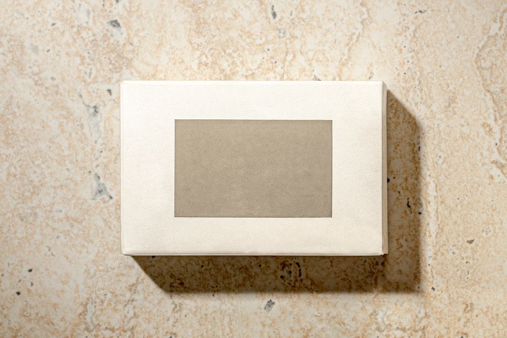 Blank paper box packaging