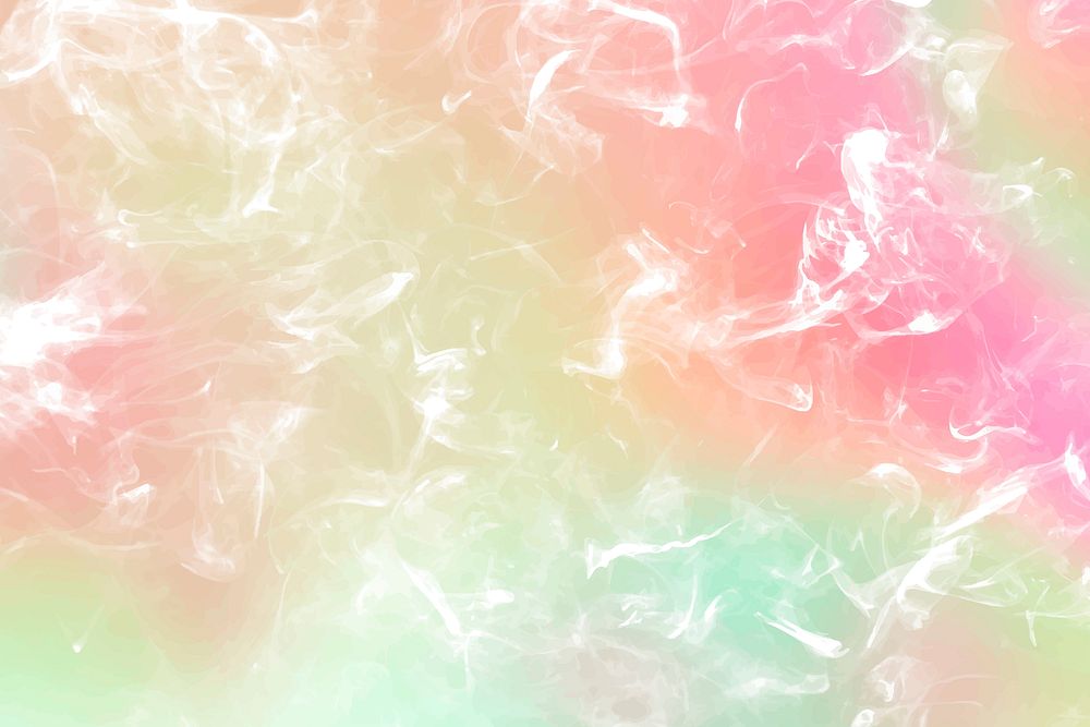 Color smoke background wallpaper vector, aesthetic design
