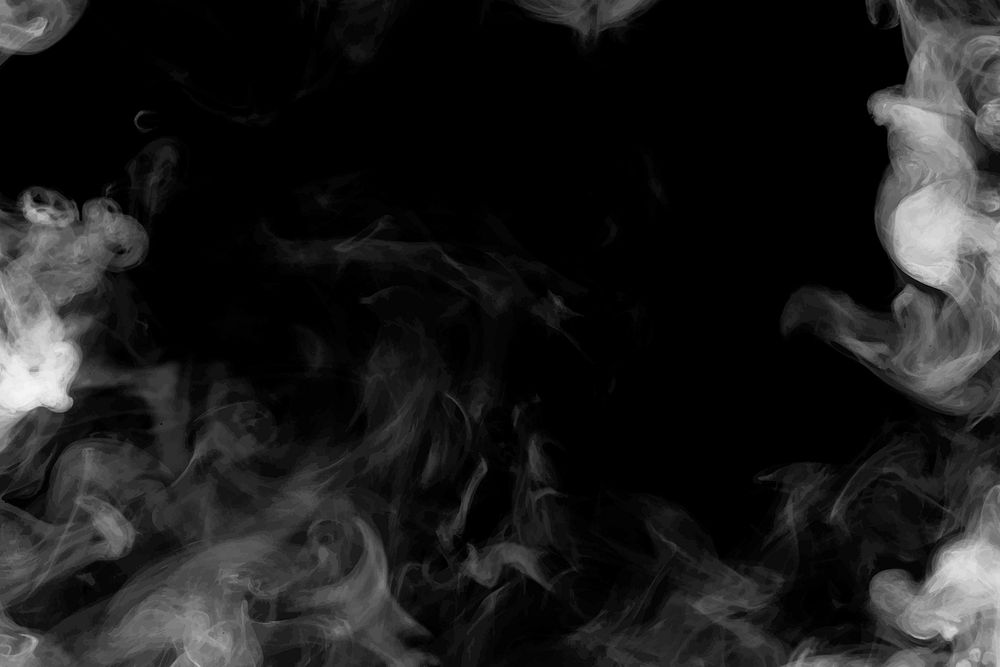 Dark smoke background vector, textured wallpaper in high resolution