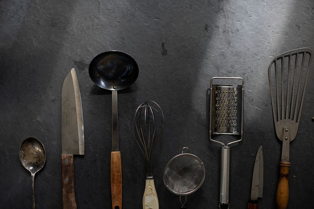 Cooking tools items made of steel