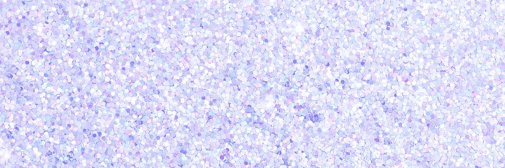 Pastel purple glitter textured social banner