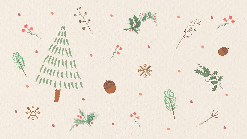 Christmas pine tree background vector