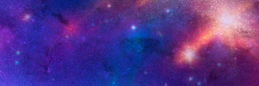 Galaxy in space textured background
