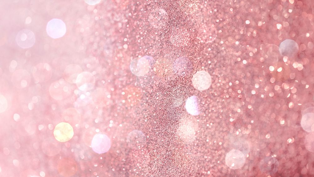 Pink white glitter gradient bokeh background