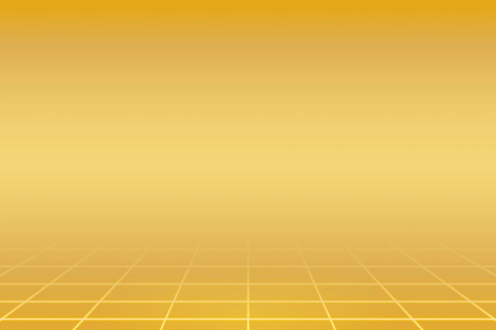 Gold grid patterned background vector