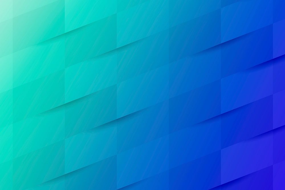 Blue and turquoise geometrical pattern background