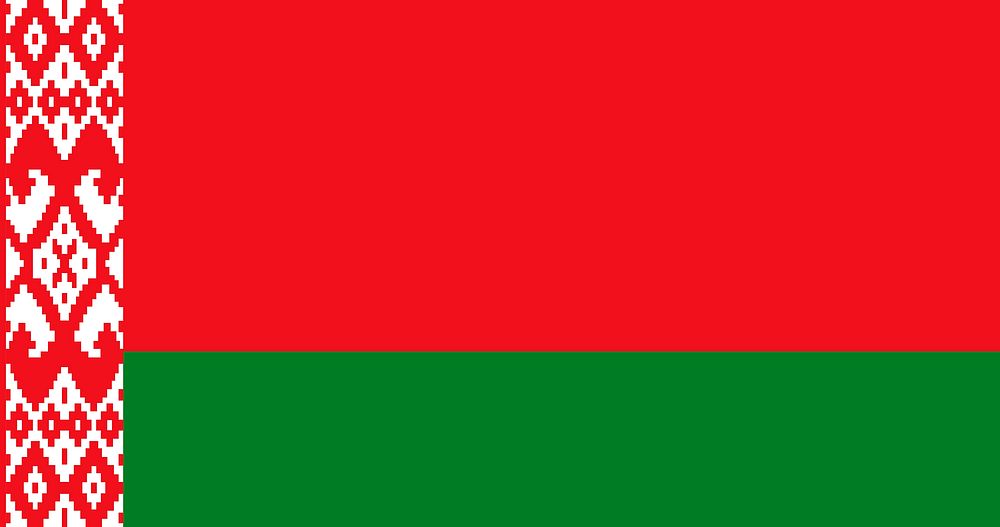 Belarus flag pattern vector