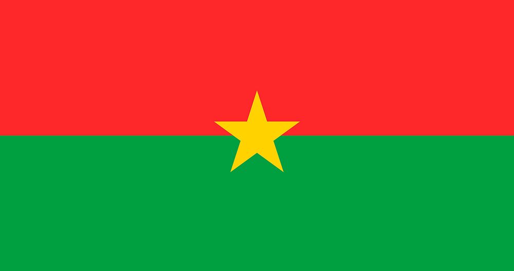 Burkinabe flag pattern vector