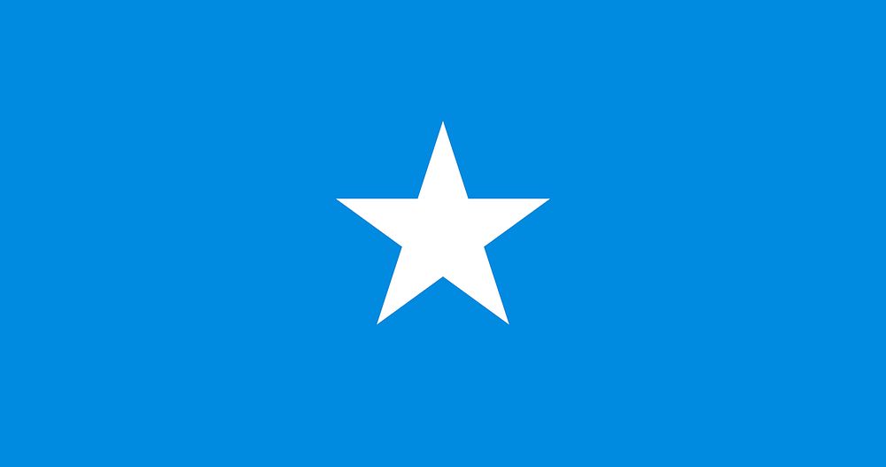 Somali flag pattern vector