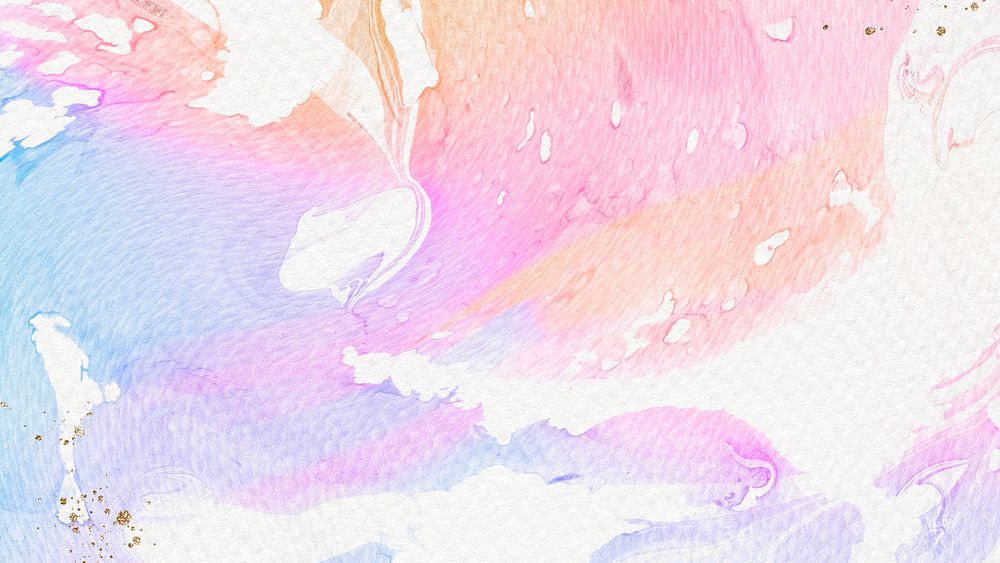 Pastel watercolor patterned blog banner background